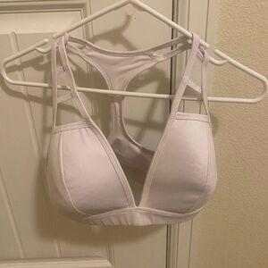 Alo Yoga White Sports Bra - Size M